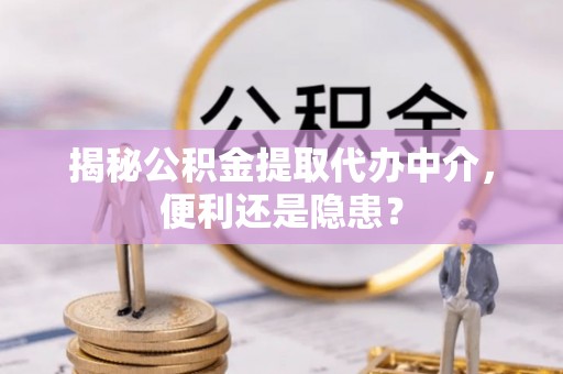 鄂托克旗揭秘公积金提取代办中介，便利还是隐患？