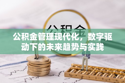 鄂托克旗公积金管理现代化，数字驱动下的未来趋势与实践