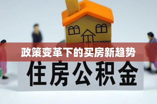 鄂托克旗政策变革下的买房新趋势